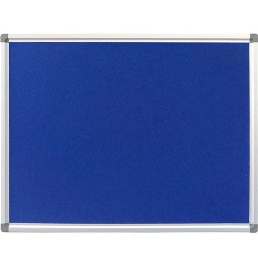 Whiteboards & Memo Boards | RapidLine Rapidline Pinboard 2400W X 15D X 1200Mmh Blue Felt Aluminium Frame