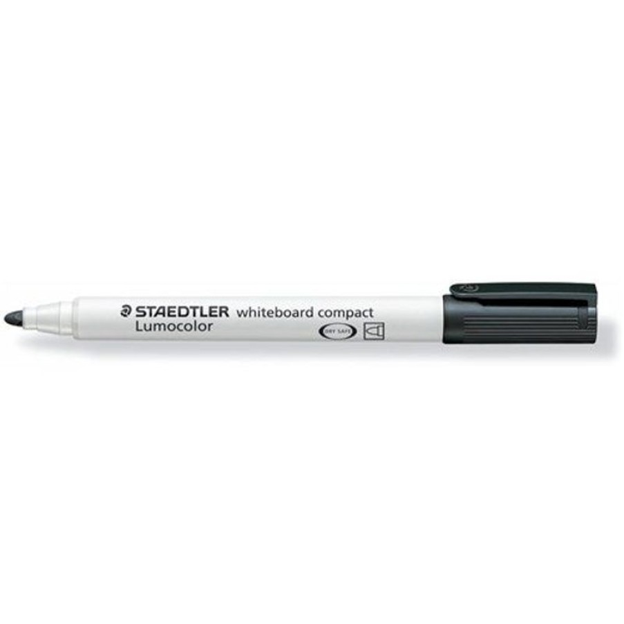 Markers & Highlighters | Staedtler Staedtler 341 Lumocolor Whiteboard Marker Bullet 1-2Mm Box Of 10 Black