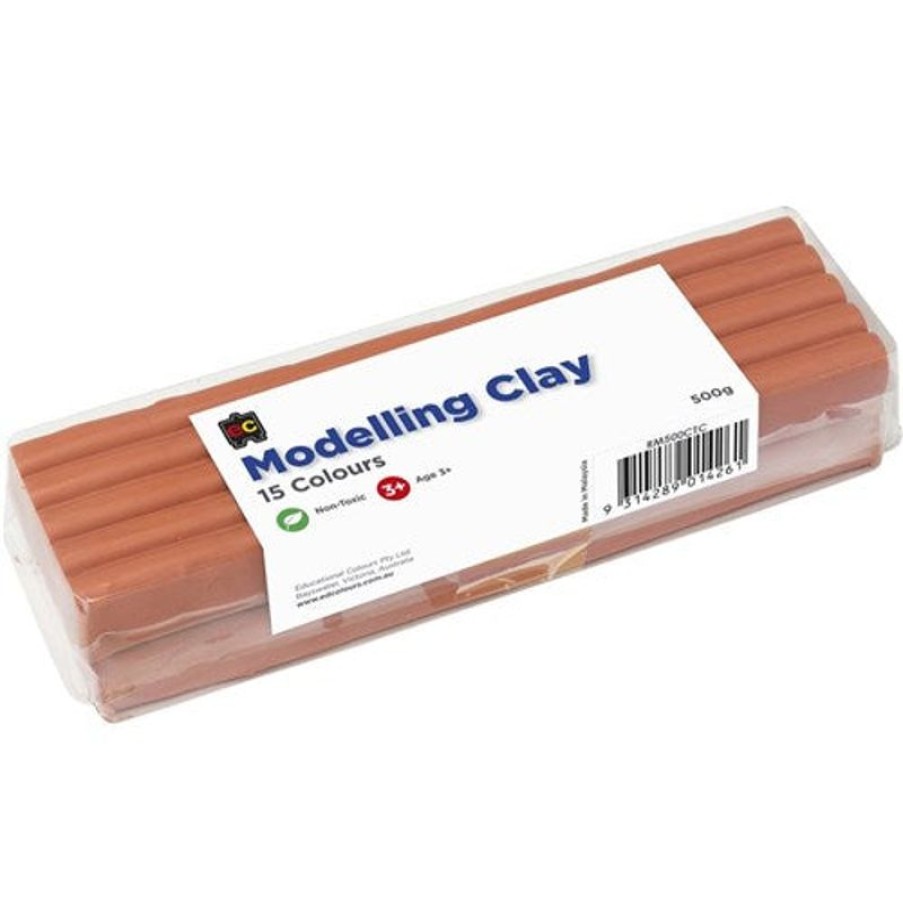 Telephones & Accessories | EC Ec Modelling Clay 500Gm Terracotta