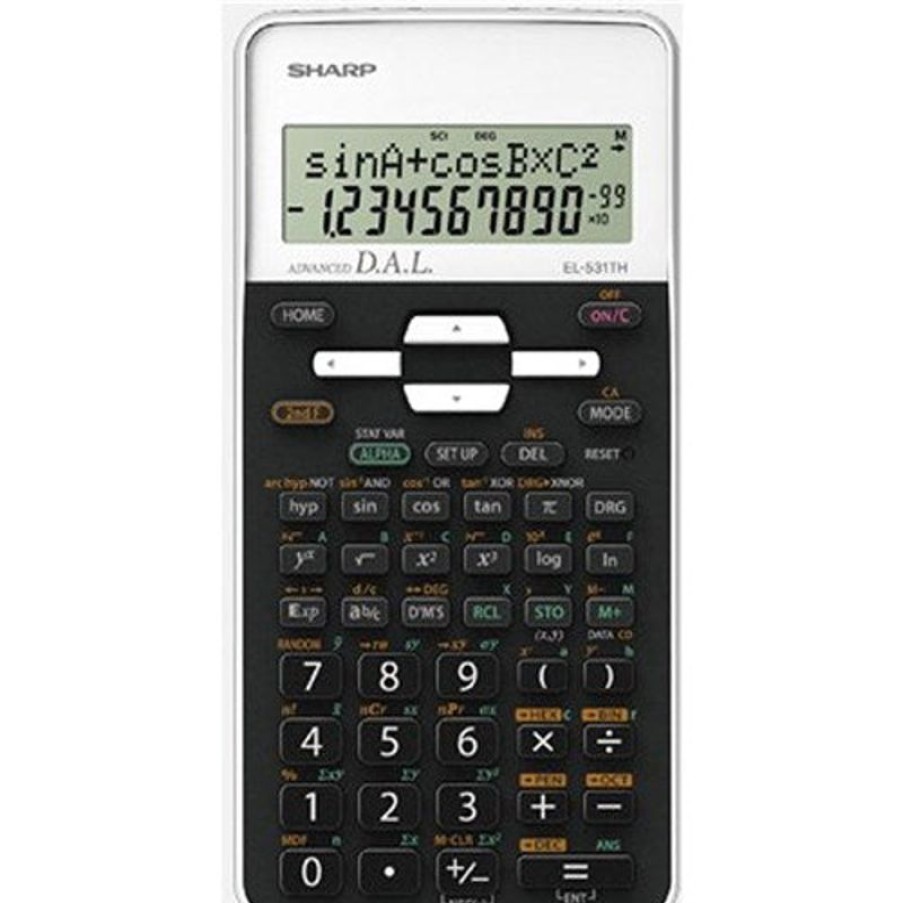 Calculators & Dictation | Sharp Sharp El-531Thbwh Scientific Calculator White