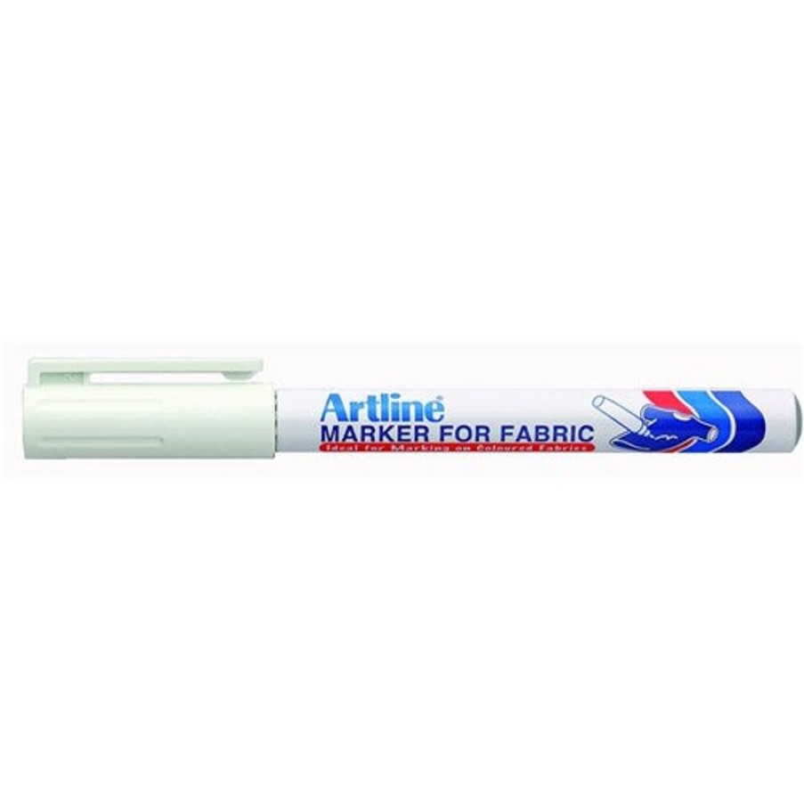 Telephones & Accessories | Artline Artline 750 Laundry Marker Bullet 1.2Mm White Box12