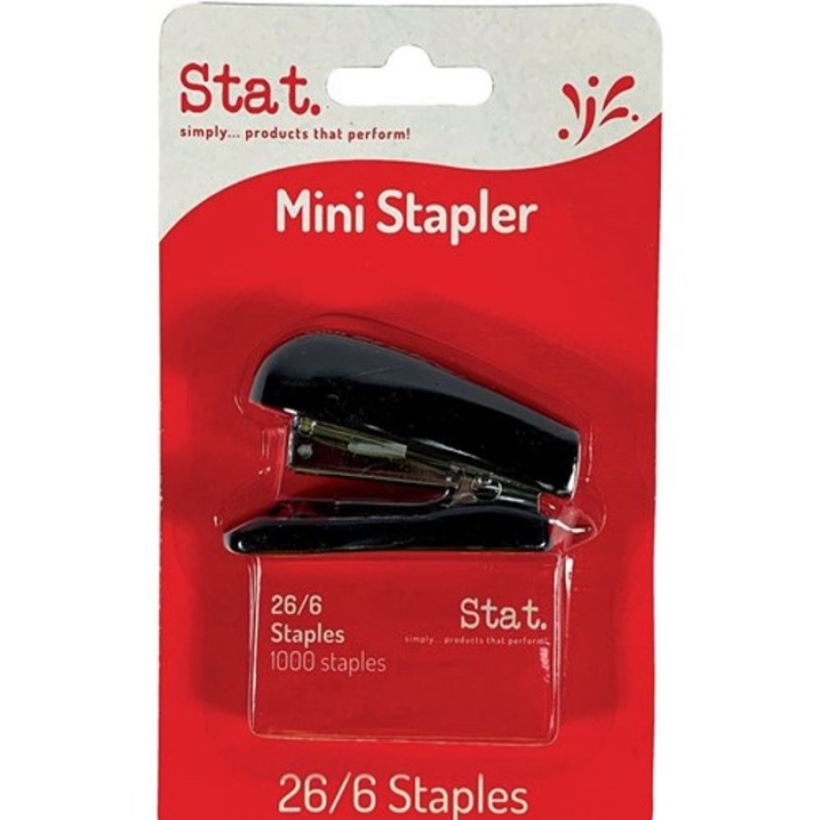 Staplers | Stat Stat Mini 26/6 Stapler With Staples