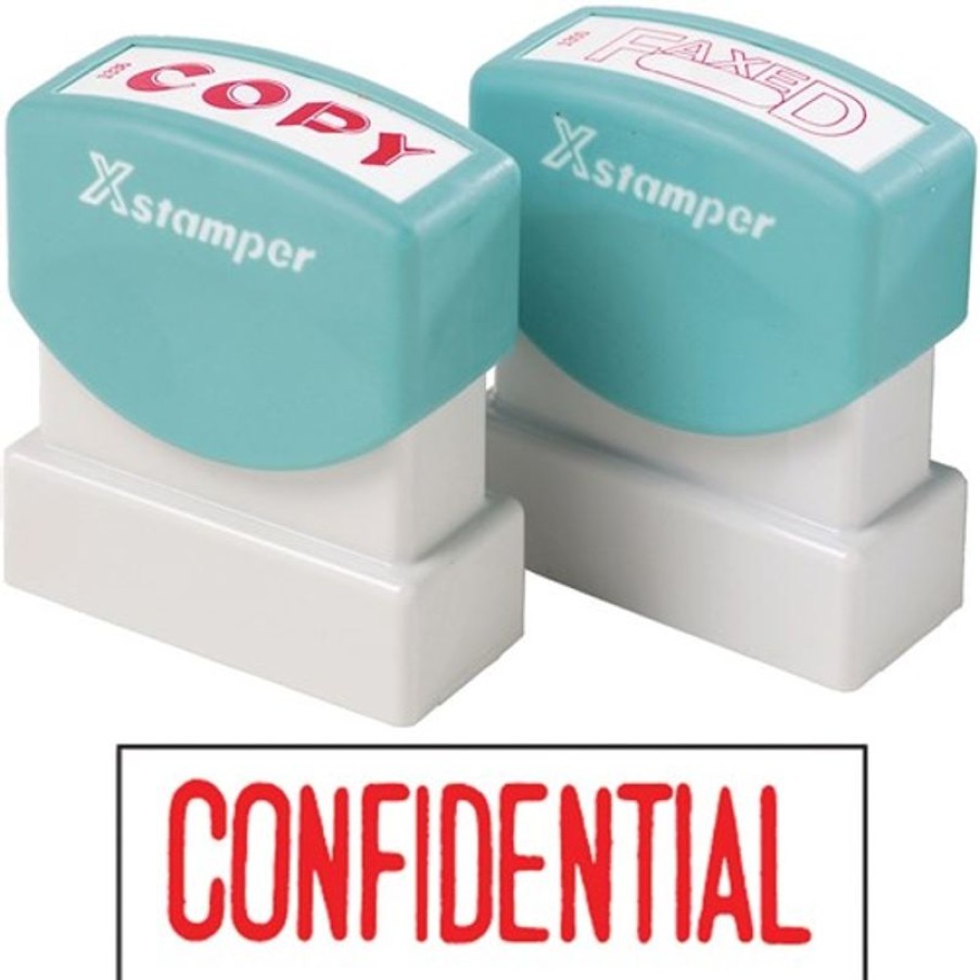 Stamps | Xstamper Xstamper Stamp Cx-Bn 1130 Confidential Red