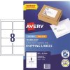 Telephones & Accessories | Avery Avery Internet Shipping Laser & Inkjet Labels White L7165 99.1 X 67.7Mm 8Up 80 Labels