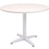 Office Furniture | RapidLine Rapidline 4 Star Round Table 900D X 730Mmh White Top White Base