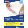 Telephones & Accessories | Avery Avery Lateral Filing Laser & Inkjet Labels White L7174 42X200Mm 400 Labels 100 Sheets