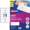 Telephones & Accessories | Avery Avery Quick Peel Address Laser Labels White L7163 99.1X38.1Mm 14 Up 280 Labels 20 Sheets