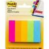 Notes & Flags | Post-It Post-It 670-5An Page Markers 12X44Mm Neon Assorted 100 Sheet Pad Pack Of 5