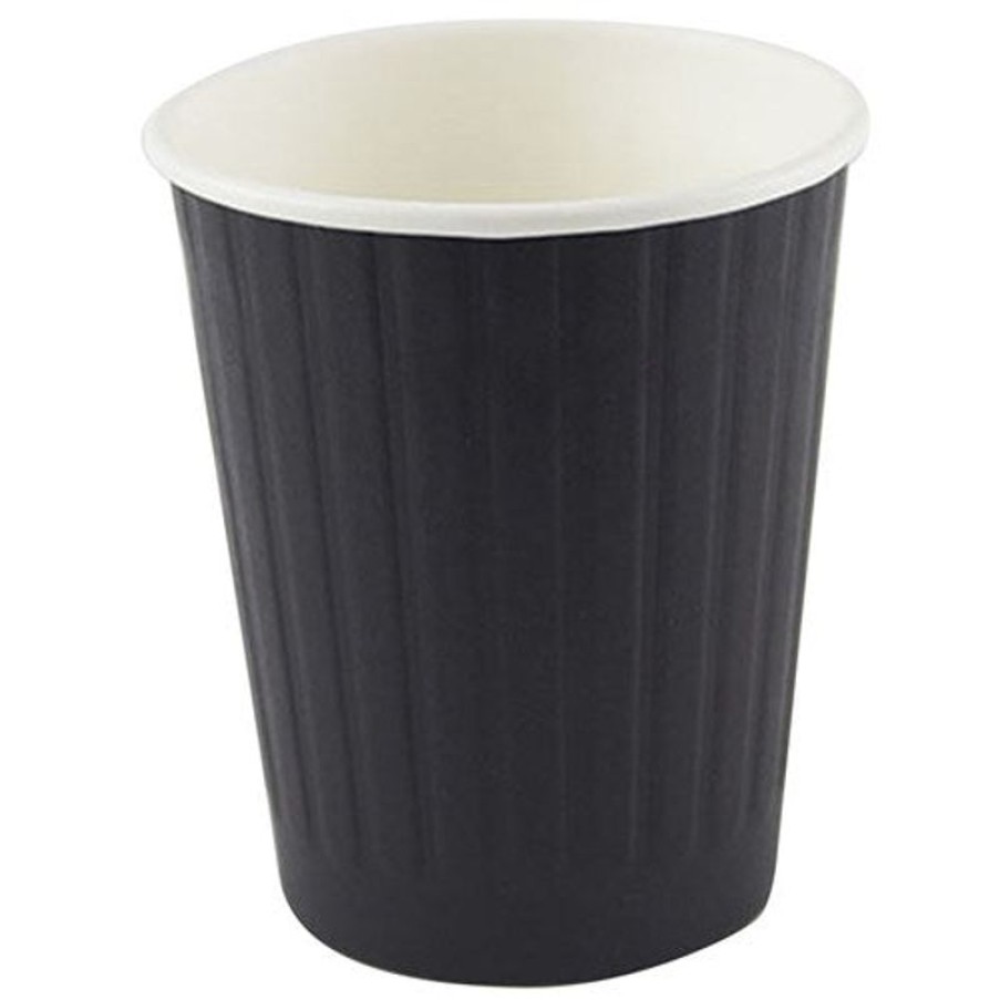 Cleaning & Safety/Kitchen | Writer Writer Disposable Double Wall Paper Cups 237Ml 8Oz Box Of 500 Black