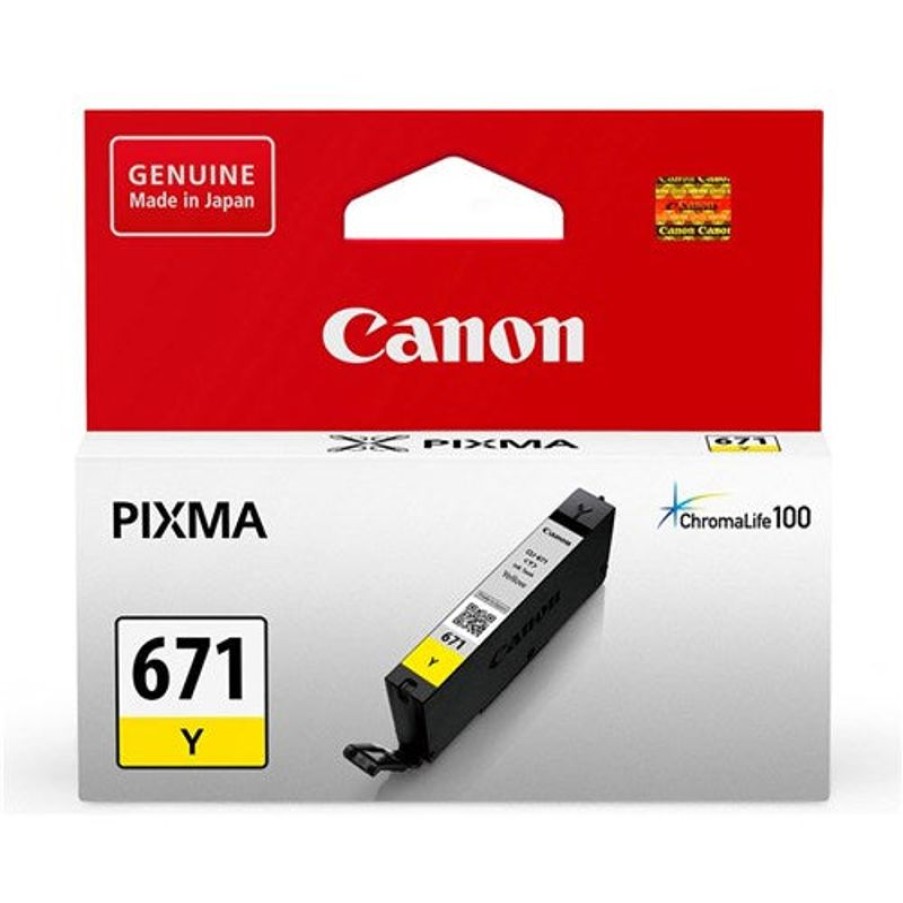 Inkjets | Canon Canon Pixma Cli671Y Ink Cartridge Yellow