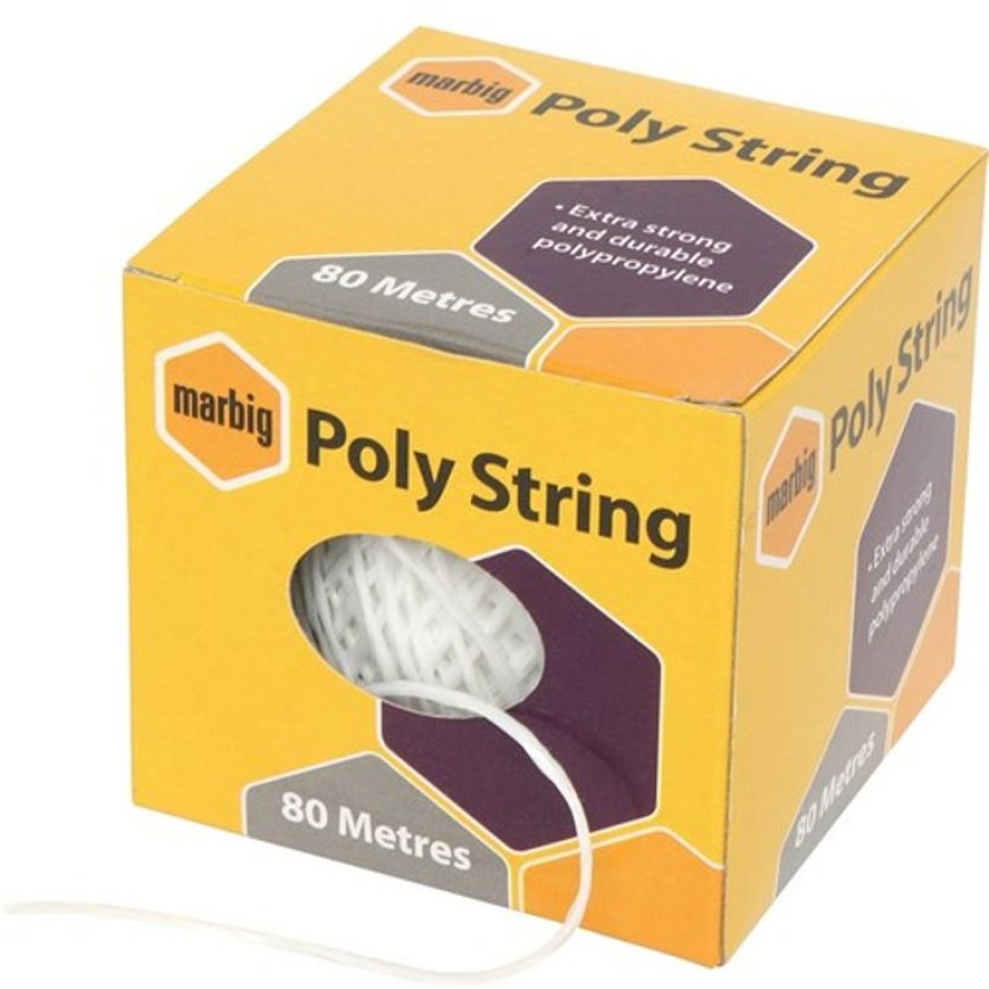 Envelopes & Post Accessories | Marbig Marbig String & Twine Poly String 80 Metres White