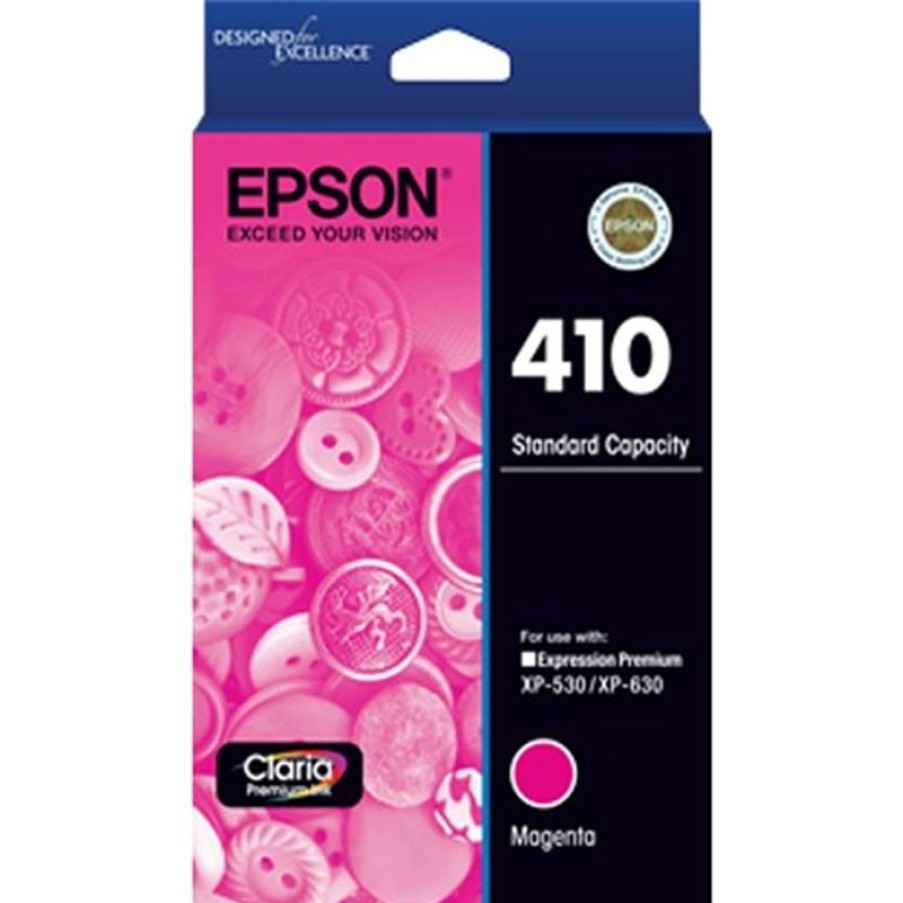 Inkjets | Epson Epson C13T338392 - 410 Ink Cartridge Magenta