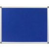 Whiteboards & Memo Boards | RapidLine Rapidline Pinboard 1500W X 15D X 900Mmh Blue Felt Aluminium Frame