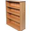 Office Furniture | RapidLine Rapidline Rapid Span Bookcase 3 Adjustable Shelves 900Wx315Dx1200Mmh Beech