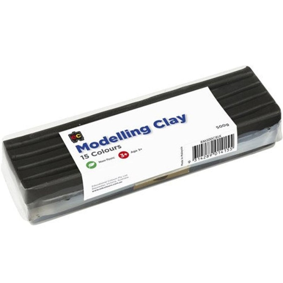 School Supplies/Art & Craft | EC Ec Modelling Clay 500Gm Black