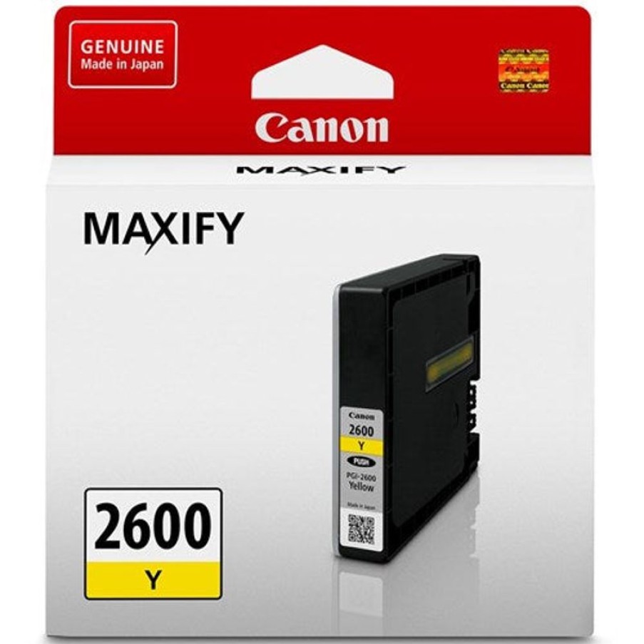 Inkjets | Canon Canon Maxify Pgi2600Y Ink Cartridge Yellow