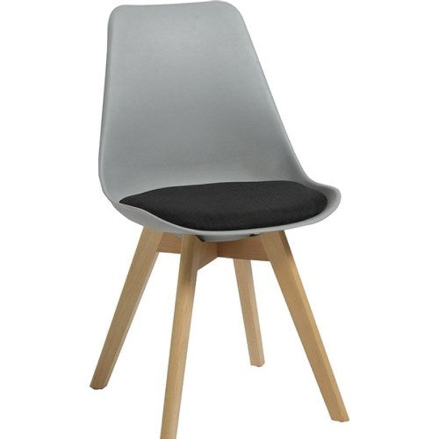 Chairs & Accessories | RapidLine Rapidline Virgo Chair Timber Leg Grey