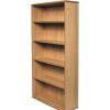 Office Furniture | RapidLine Rapidline Rapid Span Bookcase 900W X 315D X 1800Mmh 4 Adjustable Shelves Beech