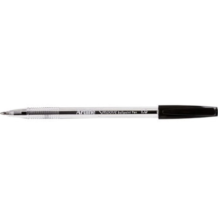 Cameras & Scanners | Artline Artline 8210 Smoove Ballpoint Pen Medium 1Mm Black Pack12