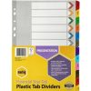 Dividers | Marbig Marbig Plastic Indices & Dividers A4 Reinforced Tab Financial Year Multi Colour