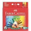 School Supplies/Art & Craft | Faber-Castell Faber-Castell Wax Triangular Crayons Assorted Pack Of 12