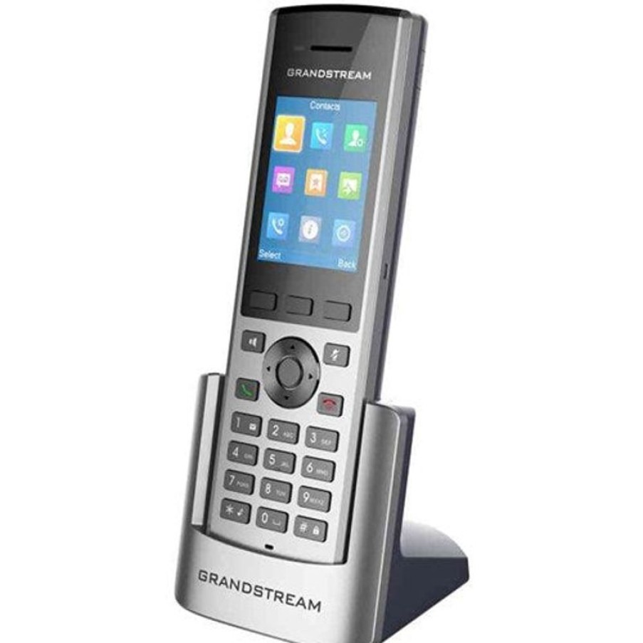 Telephones & Accessories | Grandstream Grandstream Dp730 High-Tier Dect Cordless Ip Phone Silver And Grey