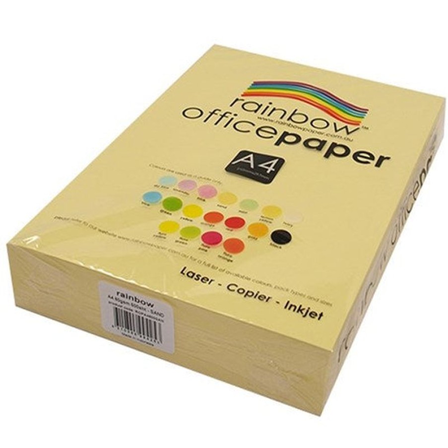 Telephones & Accessories | Rainbow Rainbow Office Copy Paper A4 80Gsm Sand Ream Of 500