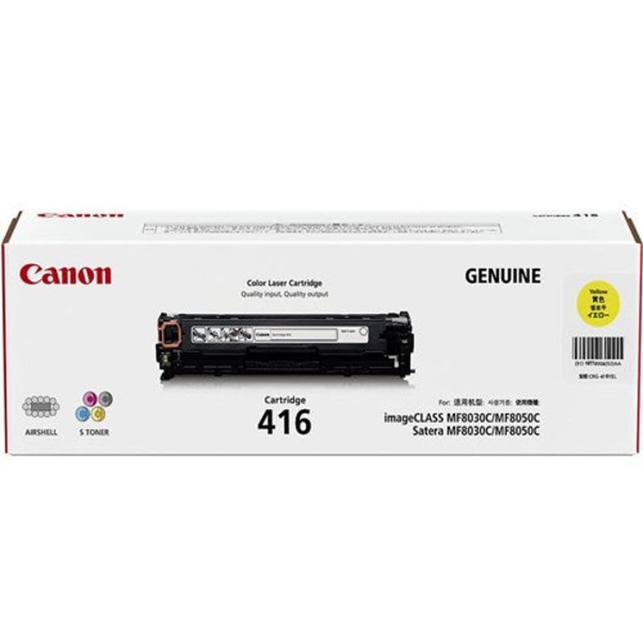 Telephones & Accessories | Canon Canon Cart416Y Toner Cartridge Yellow