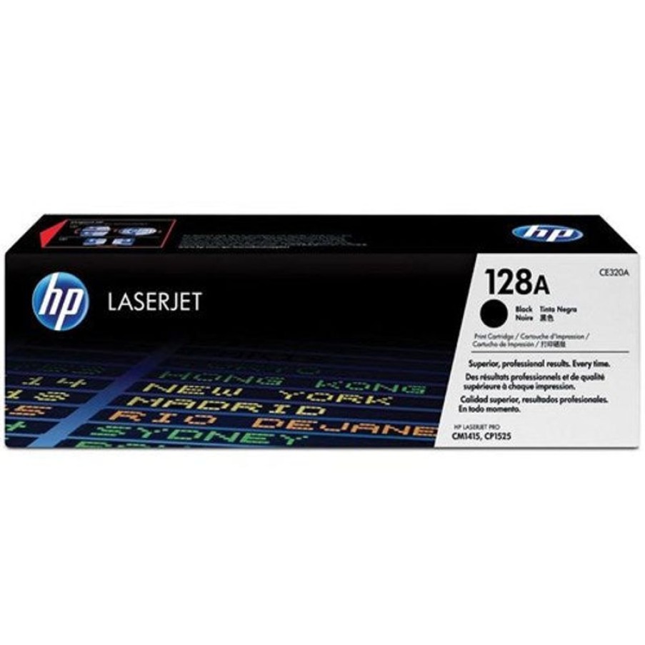 Toner | HP Hp 128A Laserjet Toner Cartridge Black Ce320A