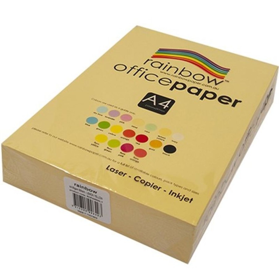 Telephones & Accessories | Rainbow Rainbow Office Copy Paper A4 80Gsm Lemon Ream Of 500