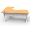 Office Furniture | RapidLine Rapidline Rapid Span Corner Workstation 1800/1500W X 700D X 730Mmh Beech/White