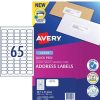 Telephones & Accessories | Avery Avery Quick Peel Address Laser White L7651 38.1X21.2Mm 65Up 6500 Labels 100 Sheets