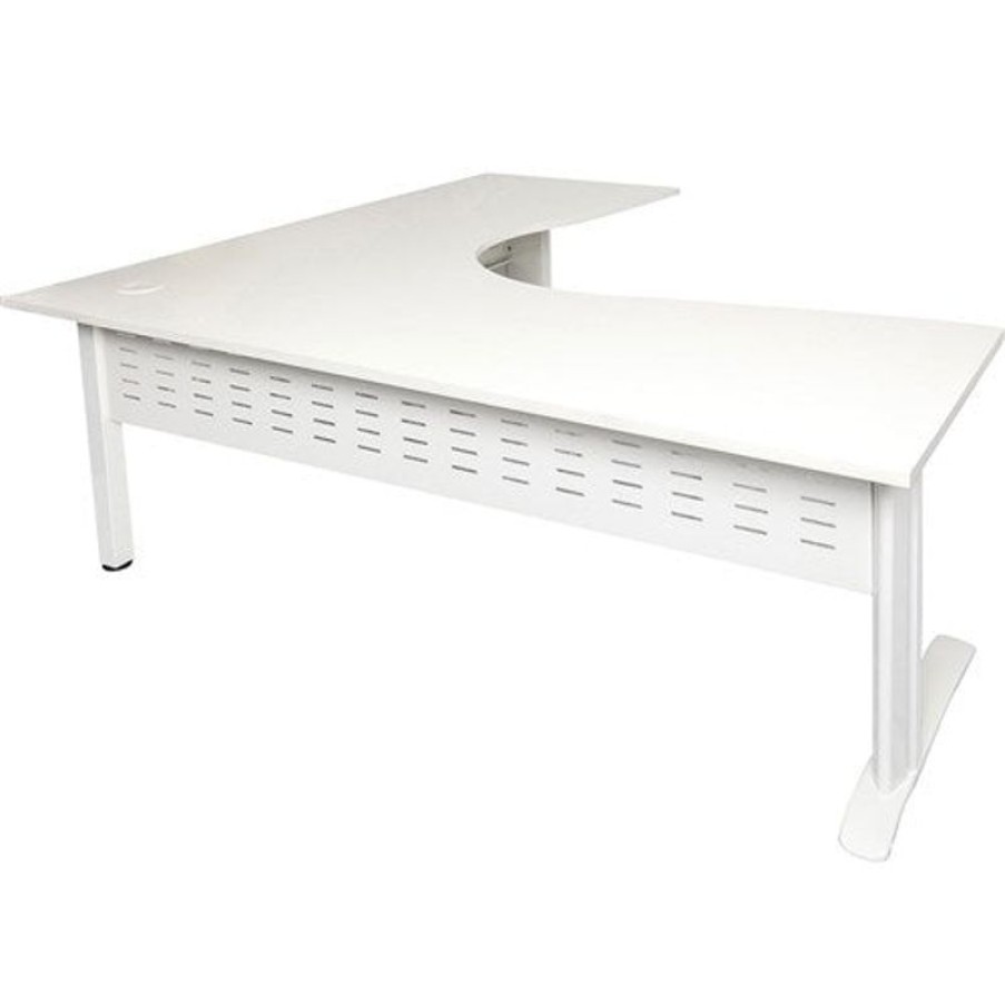 Office Furniture | RapidLine Rapidline Rapid Span Corner Workstation 1500/1500W X 700D X 730Mmh White/White