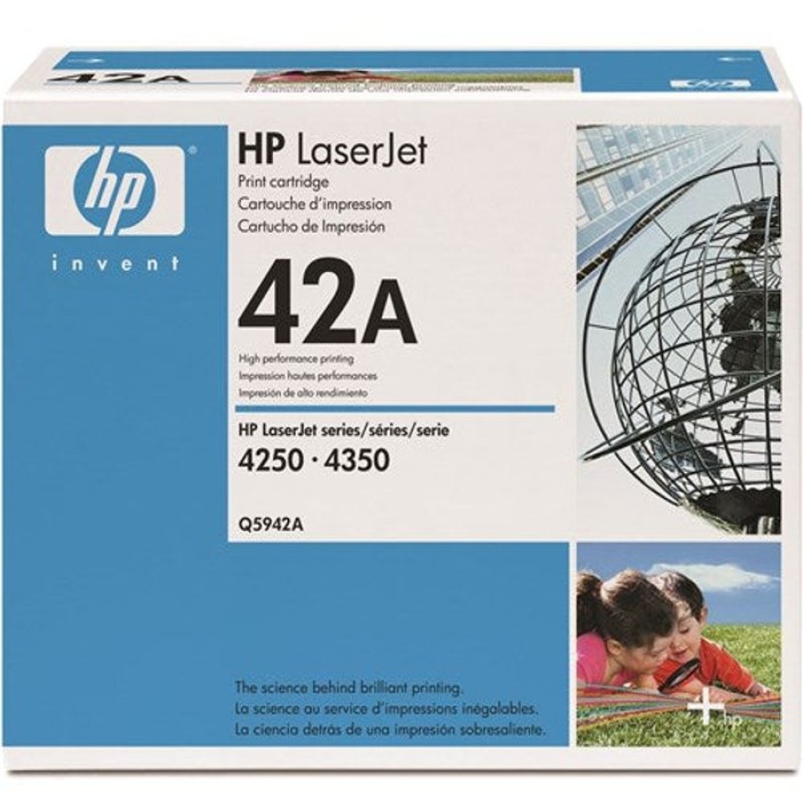 Toner | HP Hp 42A Laserjet Toner Cartridge Black Q5942A