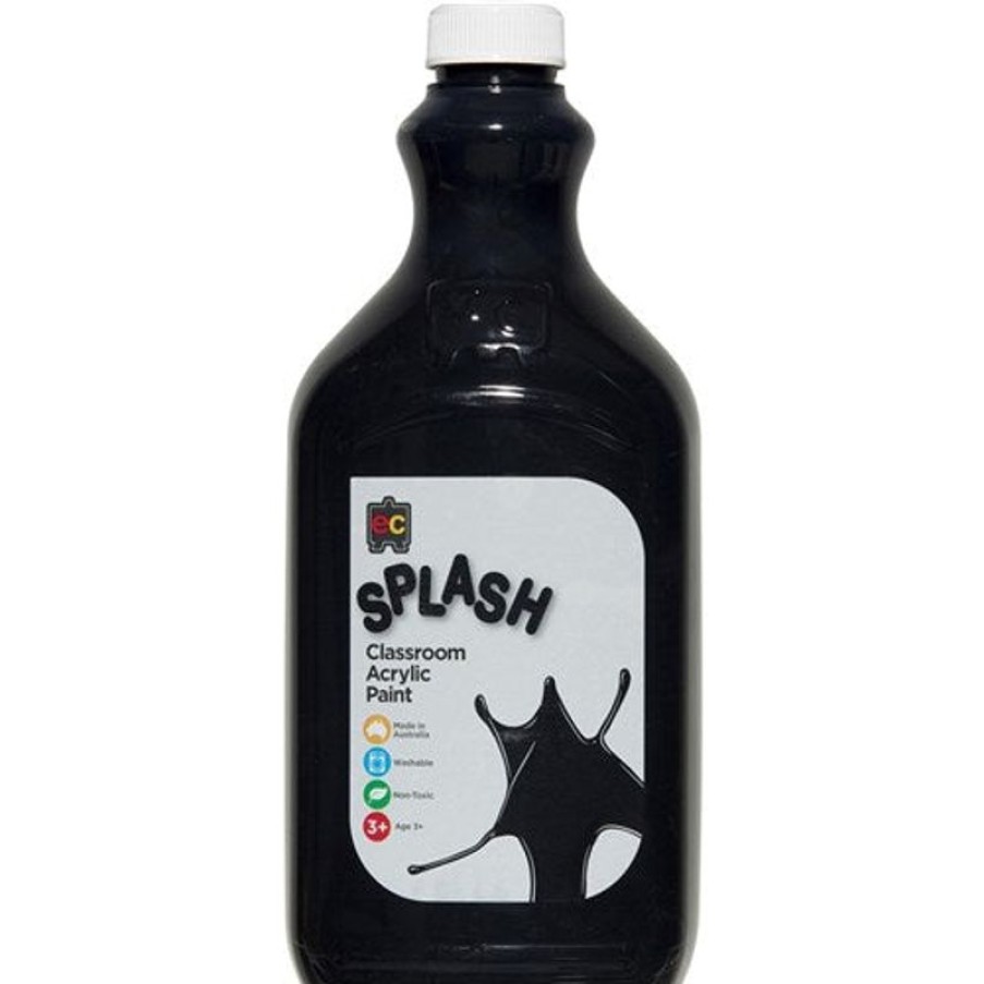 School Supplies/Art & Craft | EC Ec Classroom Splash Paint 2 Litres Liquorice