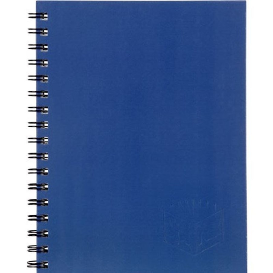 Paper, Post & Books/Books | Spirax Spirax 511 Hard Cover Notebook A5 Ruled 200 Page Side Opening Blue