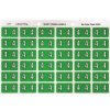 Telephones & Accessories | Avery Avery Numeric Coding Label 4 Side Tab 25X38Mm Light Green Pack Of 180