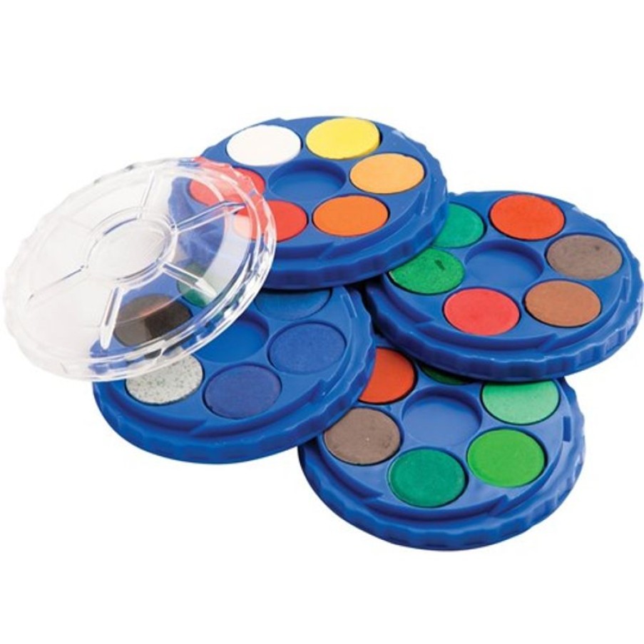 School Supplies/Art & Craft | EC Ec Stack Twist Watercolour Set 24 Assorted Discs