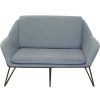 Office Furniture | RapidLine Rapidline Cardinal Lounge Chair 2 Seater 1335W X 690D X 890Mmh Light Blue