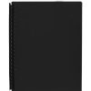 Binders & Folders | Marbig Marbig Display Book A4 Refillable 20 Pocket Black