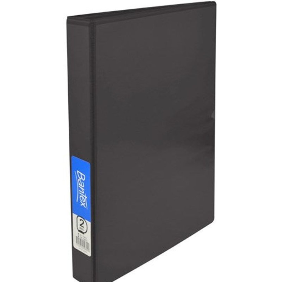 Telephones & Accessories | Bantex Bantex Insert Binder Standard A4 2D Ring 25Mm Black