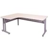 Office Furniture | RapidLine Rapidline C Leg Corner Workstation 1800/1200W X 700D X 730Mmh Natural White /Silver