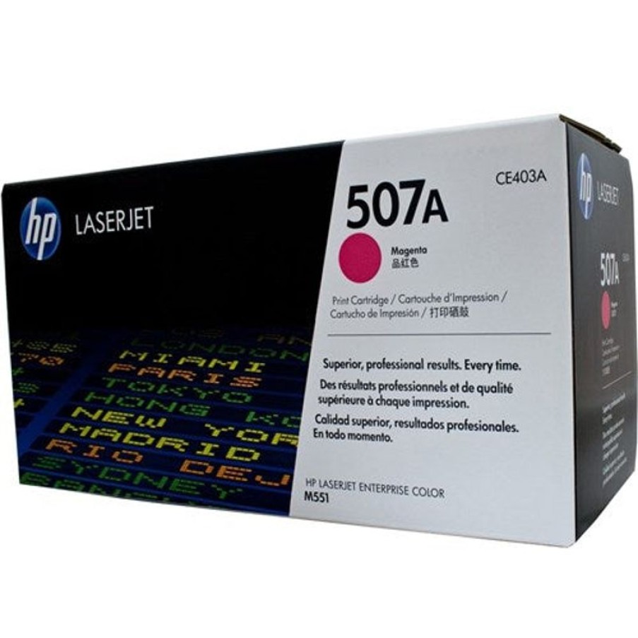 Toner | HP Hp 507A Laserjet Toner Cartridge Magenta Ce403A