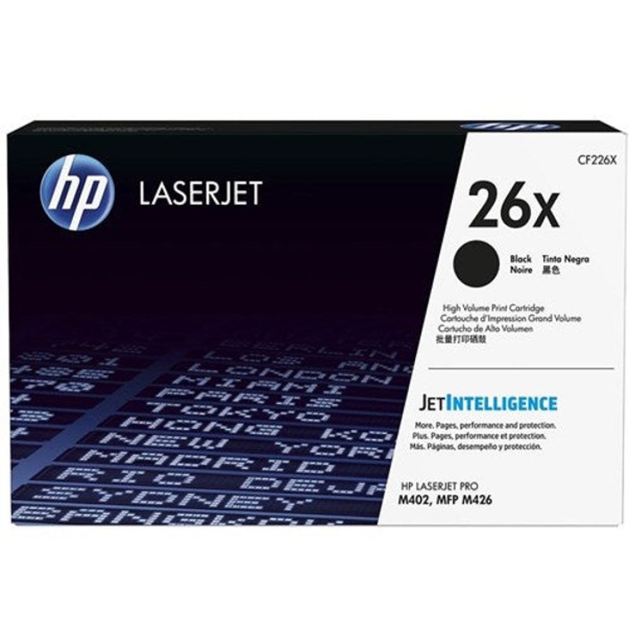 Toner | HP Hp 26X Laserjet Toner Cartridge High Yield Black Cf226X