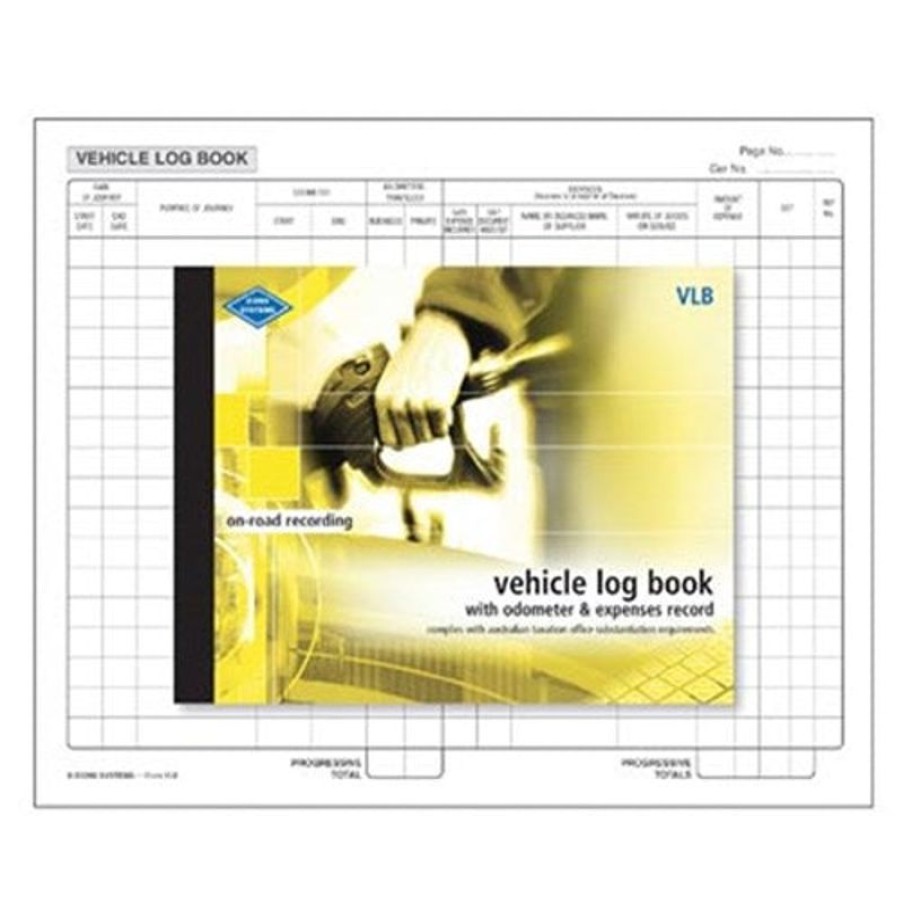 Business Books | Zions Zions Vlb Vehicle Log Book Vehicle Log & Expenses 190X250Mm 72 Page