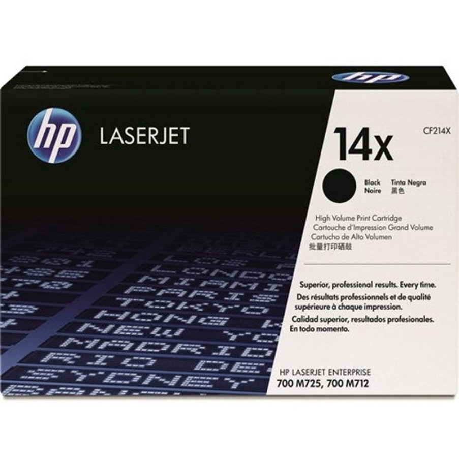 Toner | HP Hp 14X Laserjet Toner Cartridge High Yield Black Cf214X