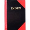 Paper, Post & Books/Books | Cumberland Cumberland Black & Red Notebook Gloss A7 100 Leaf Indexed