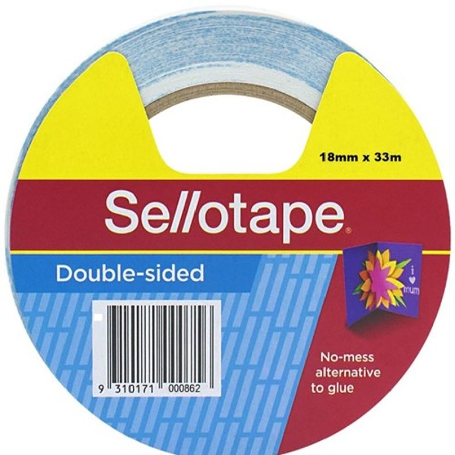 Tapes & Adhesives | Sellotape Sellotape 404 Double Sided Tape 18Mmx33M