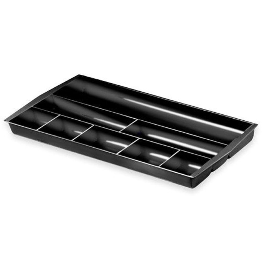 Desk Top Accessories | Italplast Italplast Greenr Desk Drawer Tidy Recycled Black