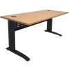 Office Furniture | RapidLine Rapidline Rapid Span Straight Desk 1800W X 700D X 730Mmh Beech/Black